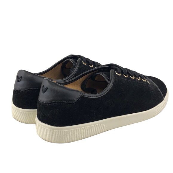 Vionic Brinley Black Suede Lace-up Sneakers 9 - Picture 5 of 13